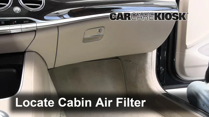 2016 Mercedes-Benz S550 4Matic 4.6L V8 Turbo Filtre à air (intérieur)